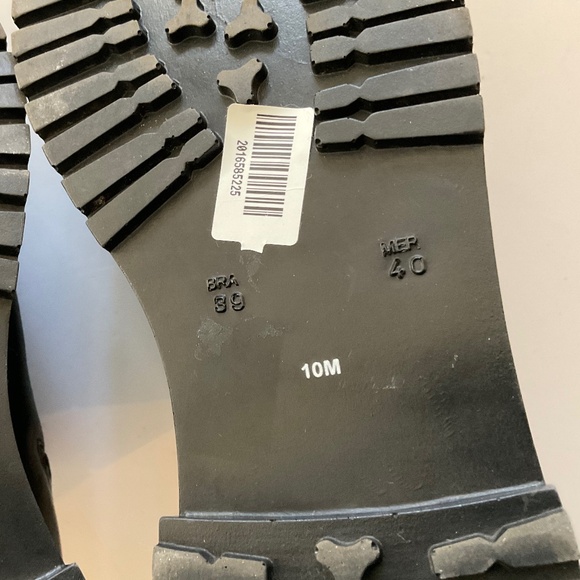 MATISSE Lena Chunky Platform Mule Black Leather Size 10 LIKE NEW - Picture 4 of 6